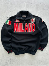 Milano Kappa Heavyweight 1/4 Zip Pullover Sweatshirt (L)