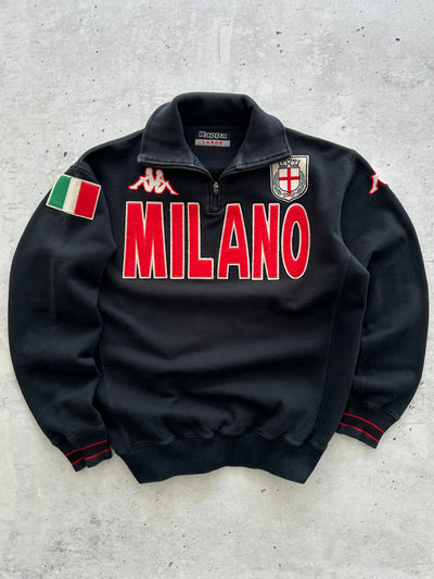 Milano Kappa Heavyweight 1/4 Zip Pullover Sweatshirt (L)