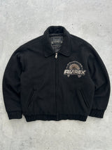 90's Avirex heavy wool Chief high horse jacket (L)