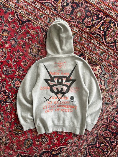 Stussy Script Skull & Bones Pullover Hoodie (S)