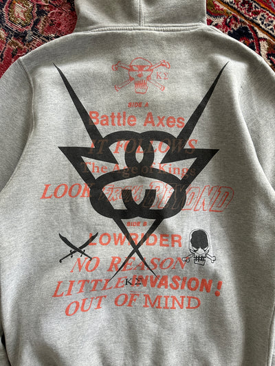 Stussy Script Skull & Bones Pullover Hoodie (S)