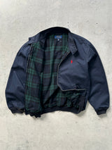 Ralph Lauren Tartan Lined Zip Up Harrington Jacket (M)