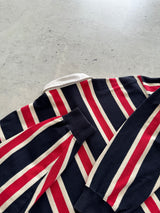 90's Ralph Lauren Vertical Stripe Long Sleeve Polo Shirt (L)