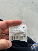 00's Burberry Nova Check Long Sleeve Polo Shirt (L)