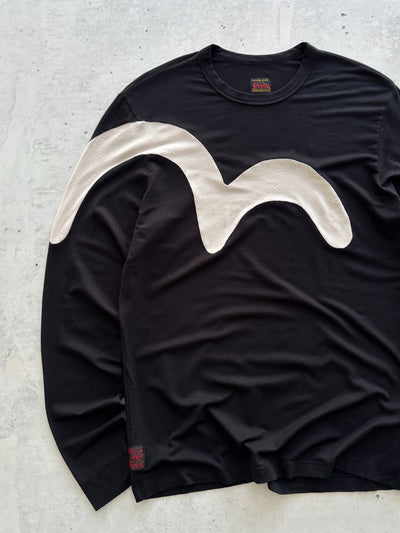 00's Evisu Gull Wing Long Sleeve T Shirt (M)