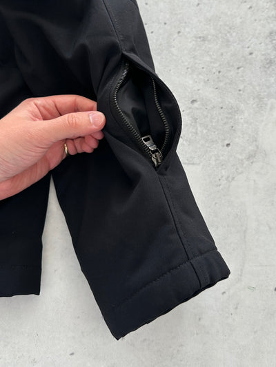 00's Prada Sport Zip Up fleece lined functional pouch ski Jacket (L)