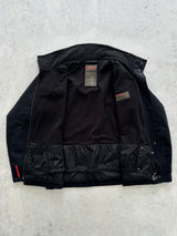00's Prada Sport Zip Up fleece lined functional pouch ski Jacket (L)