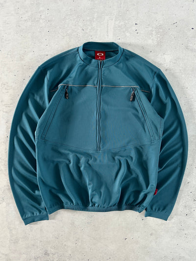 90's Oakley Multi Zip Pullover Long Sleeve (L)