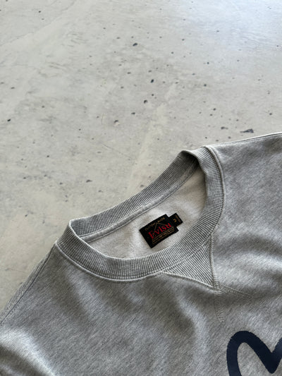Evisu Gull Wing Heavyweight Crewneck Sweatshirt (S)