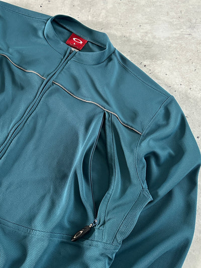 90's Oakley Multi Zip Pullover Long Sleeve (L)
