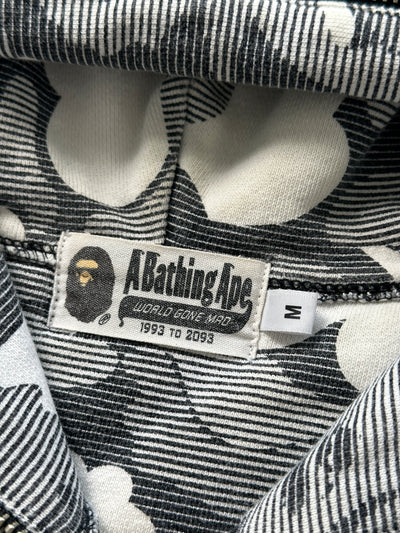 BAPE Camo Full Zip quilted back NICO Hoodie (M)