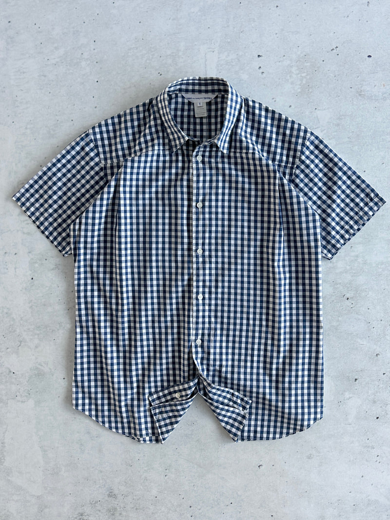 Comme des Garçons Reverse cut and sew Gingham Shirt (M)