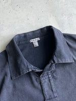 SS/01 Stone Island Embroidered Patch Logo Polo Shirt (L)