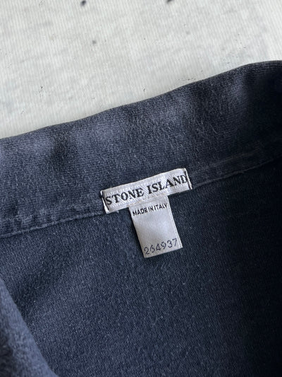 SS/01 Stone Island Embroidered Patch Logo Polo Shirt (L)