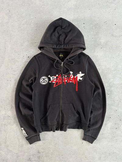 Stussy Zip Up Hoodie (Women's M)