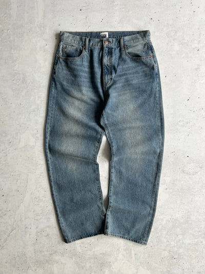 00's Bape denim spell out jeans (W34 x L30)