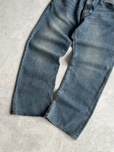 00's Bape denim spell out jeans (W34 x L30)