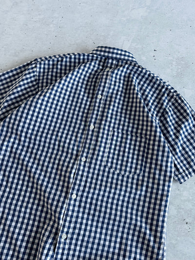 Comme des Garçons Reverse cut and sew Gingham Shirt (M)