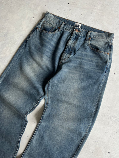 00's Bape denim spell out jeans (W34 x L30)