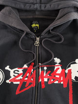 Stussy Zip Up Hoodie (Women's M)