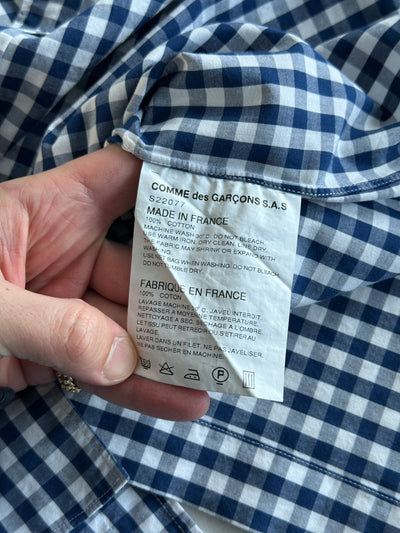 Comme des Garçons Reverse cut and sew Gingham Shirt (M)