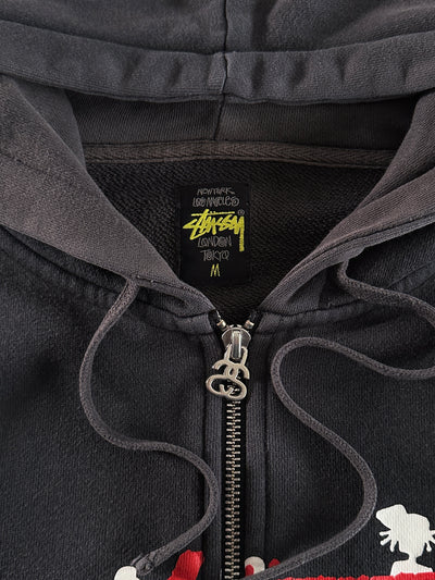 Stussy Zip Up Hoodie (Women's M)
