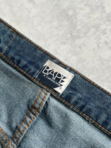 00's Bape denim spell out jeans (W34 x L30)