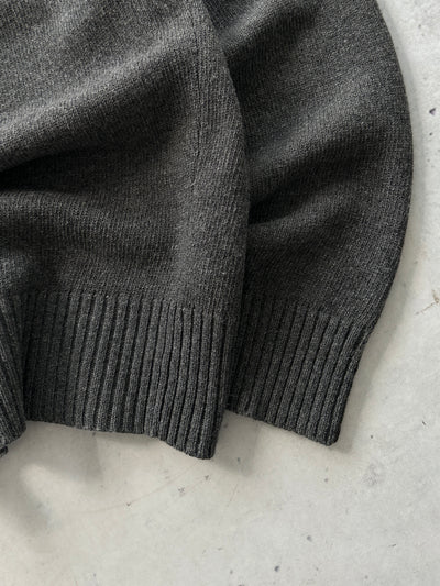 AW/07 Stone Island Chunky Wool Knit Crewneck Jumper (M)