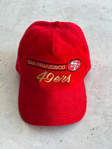80's San Francisco 49ers Corduroy Cap (One Size)