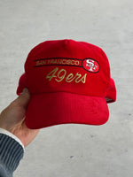 80's San Francisco 49ers Corduroy Cap (One Size)