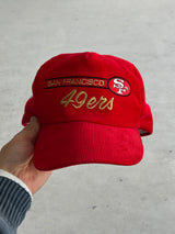 80's San Francisco 49ers Corduroy Cap (One Size)