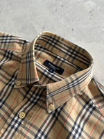 Vintage Burberry Nova Check Button Up Shirt (M)