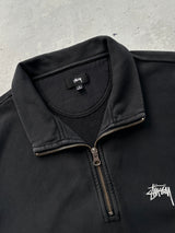 Stussy 1/4 Zip Heavyweight Sweatshirt (L)