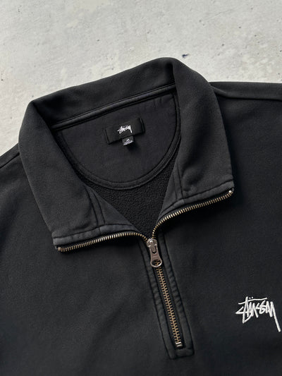 Stussy 1/4 Zip Heavyweight Sweatshirt (L)