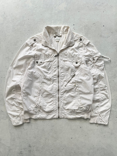Vintage Energie Utility Zip Up Bomber Jacket (L)