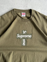Supreme cross box logo T shirt (M)