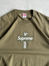 Supreme cross box logo T shirt (M)