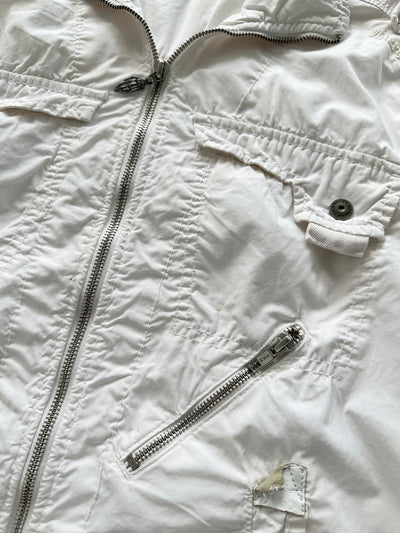 Vintage Energie Utility Zip Up Bomber Jacket (L)