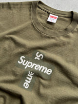 Supreme cross box logo T shirt (M)