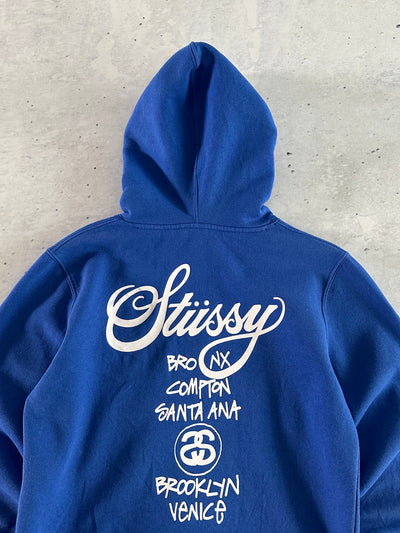 Stussy World Tour Heavyweight Pullover Hoodie (L)