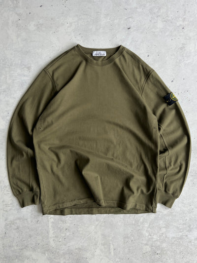 AW/19 Stone Island lightweight crewneck sweatshirt (L)