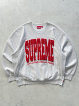 AW/21 Supreme Cities Arc Heavyweight Crewneck Sweatshirt (XL)