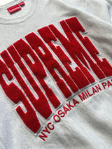 AW/21 Supreme Cities Arc Heavyweight Crewneck Sweatshirt (XL)