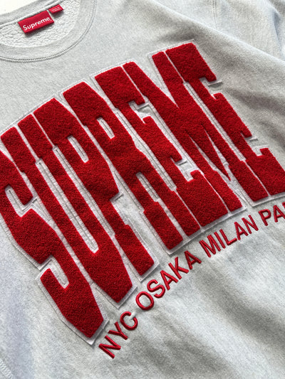 AW/21 Supreme Cities Arc Heavyweight Crewneck Sweatshirt (XL)