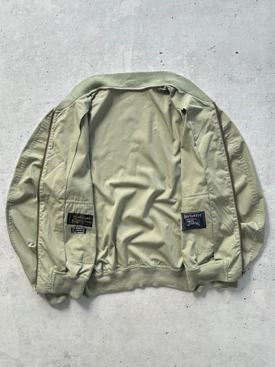 Vintage Burberry Lightweight Zip Up Bomber Jacket (S)