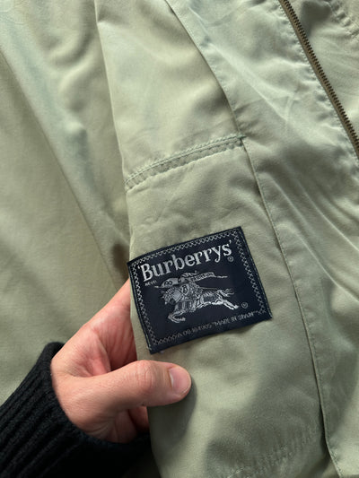 Vintage Burberry Lightweight Zip Up Bomber Jacket (S)