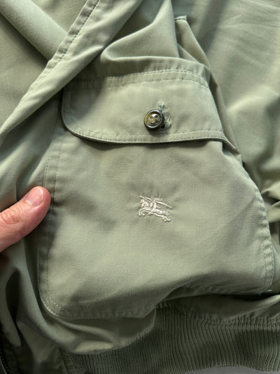Vintage Burberry Lightweight Zip Up Bomber Jacket (S)