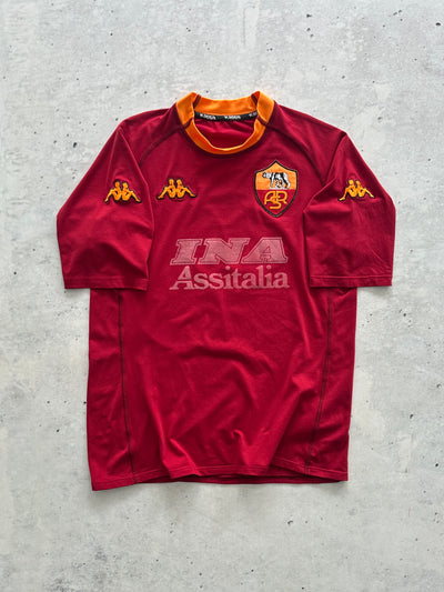 00/01 AS Roma Kappa 'Batistuta 18' Shirt (M)