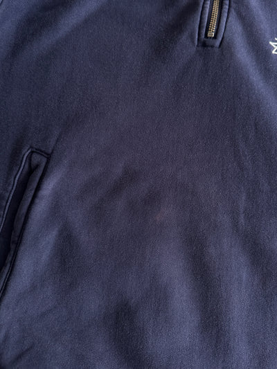 Stussy Script Heavyweight 1/4 Zip Sweatshirt (S)