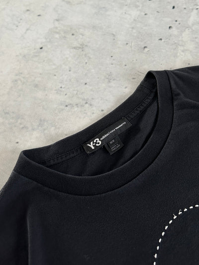Adidas Y-3 Yohji Yamamoto Stacked Logo T Shirt (M)